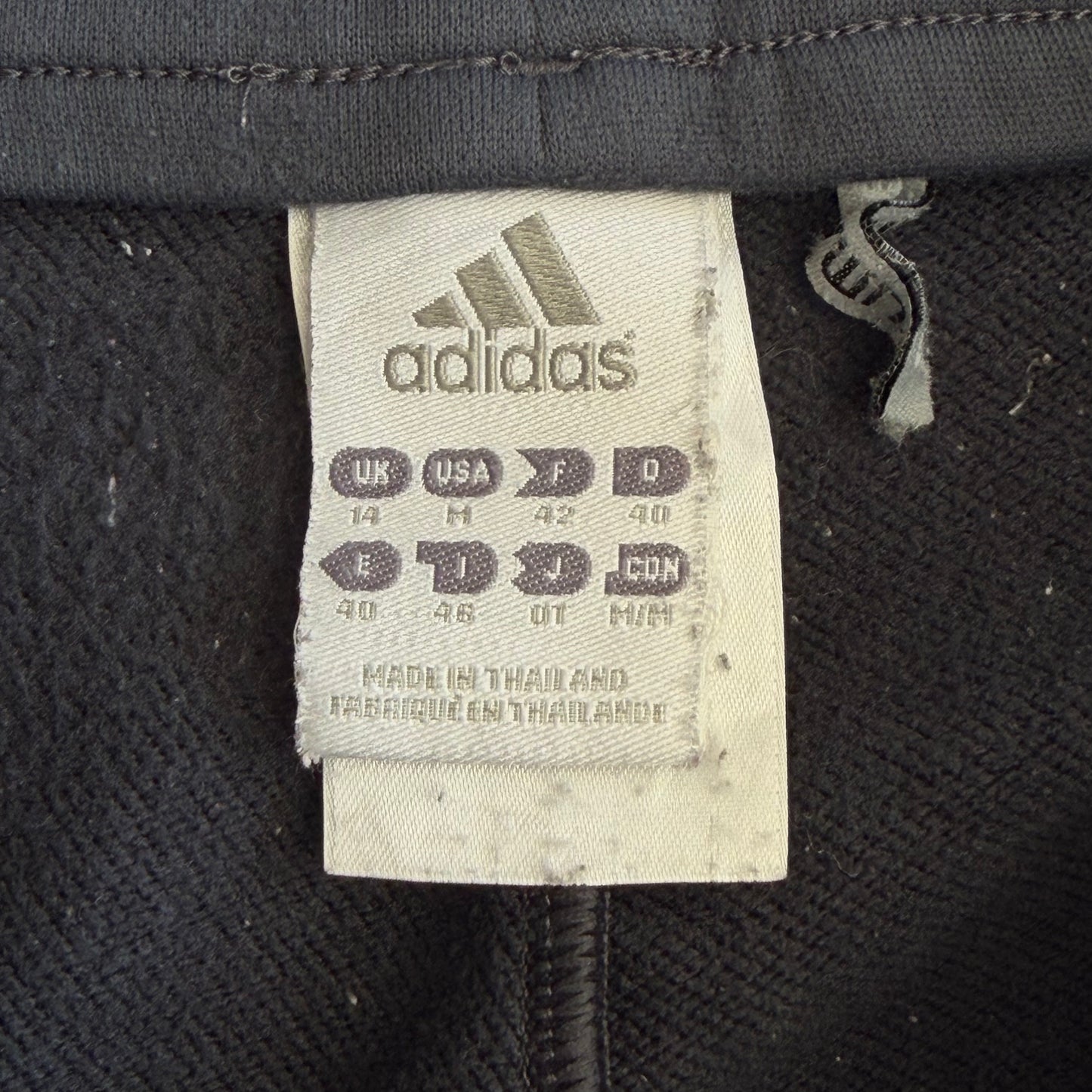 Y2K Adidas Three Stripe Wide Leg Active Track Pants - L