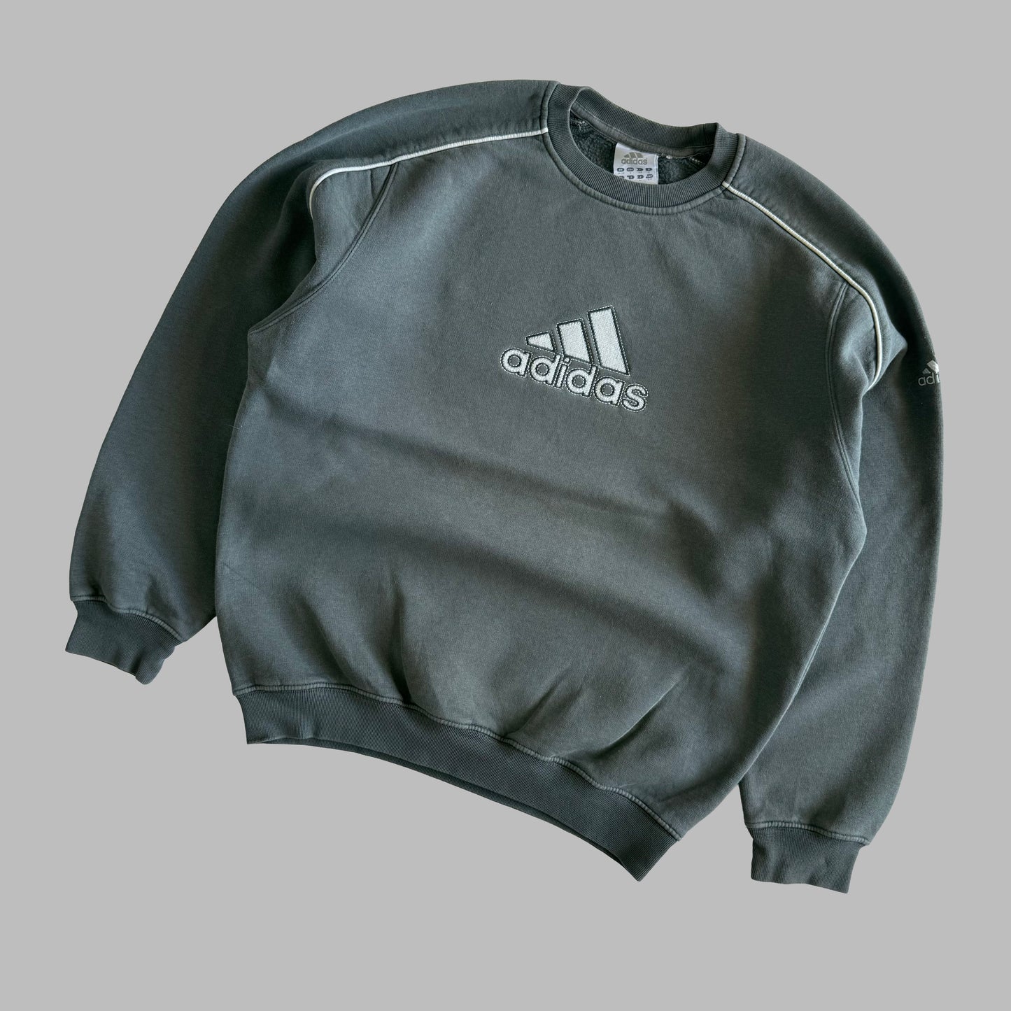 Adidas Embroidered Sweatshirt - Small