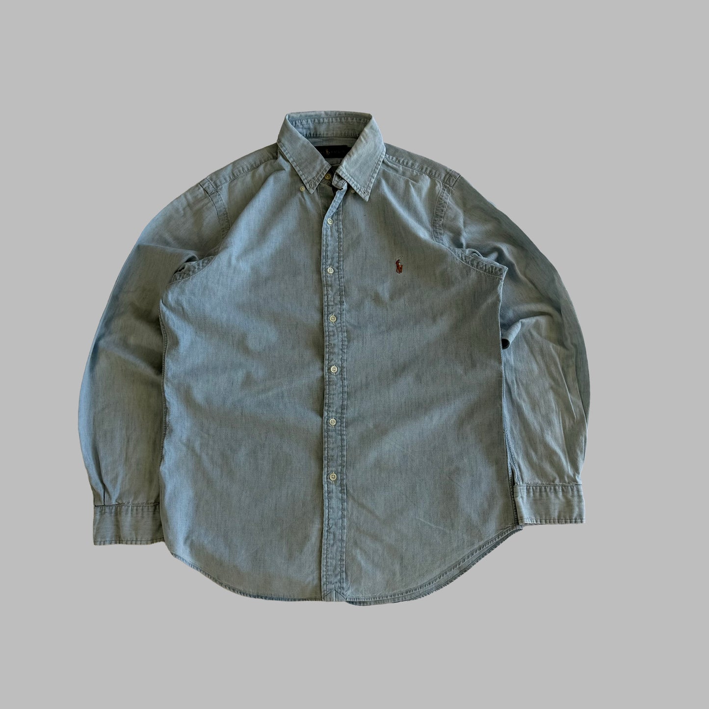 Y2K Polo Ralph Lauren Button Up Shirt - M