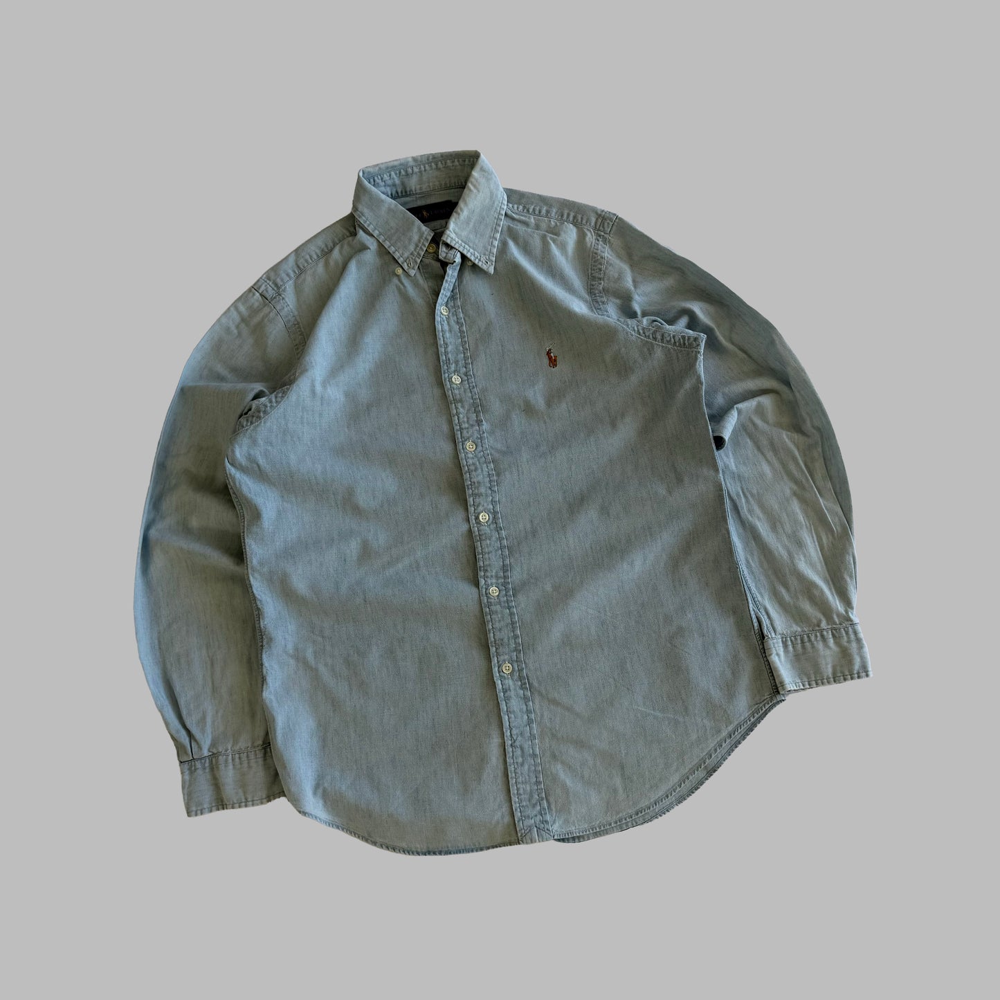 Y2K Polo Ralph Lauren Button Up Shirt - M
