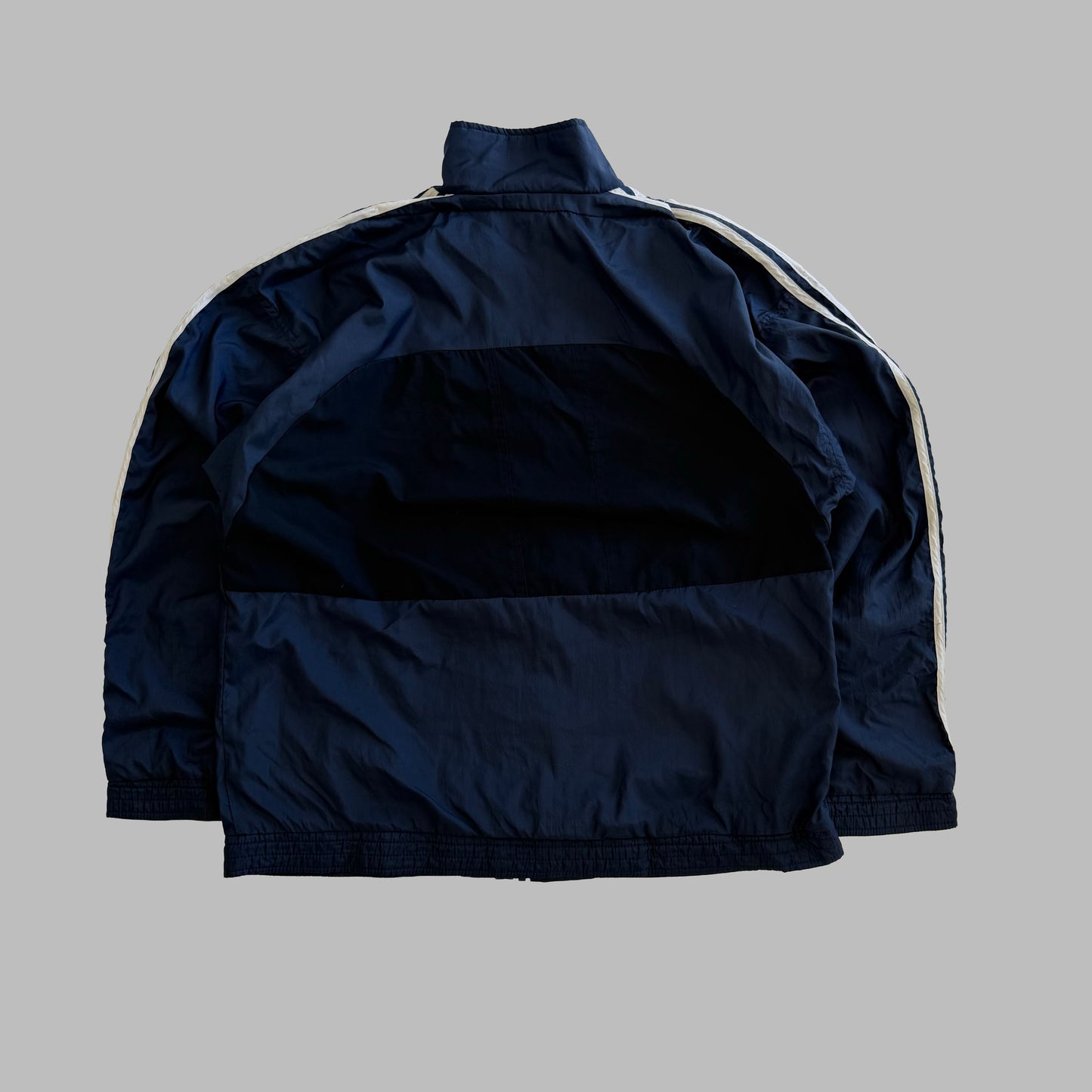 Y2K Adidas Three Stripe Track Jacket - L