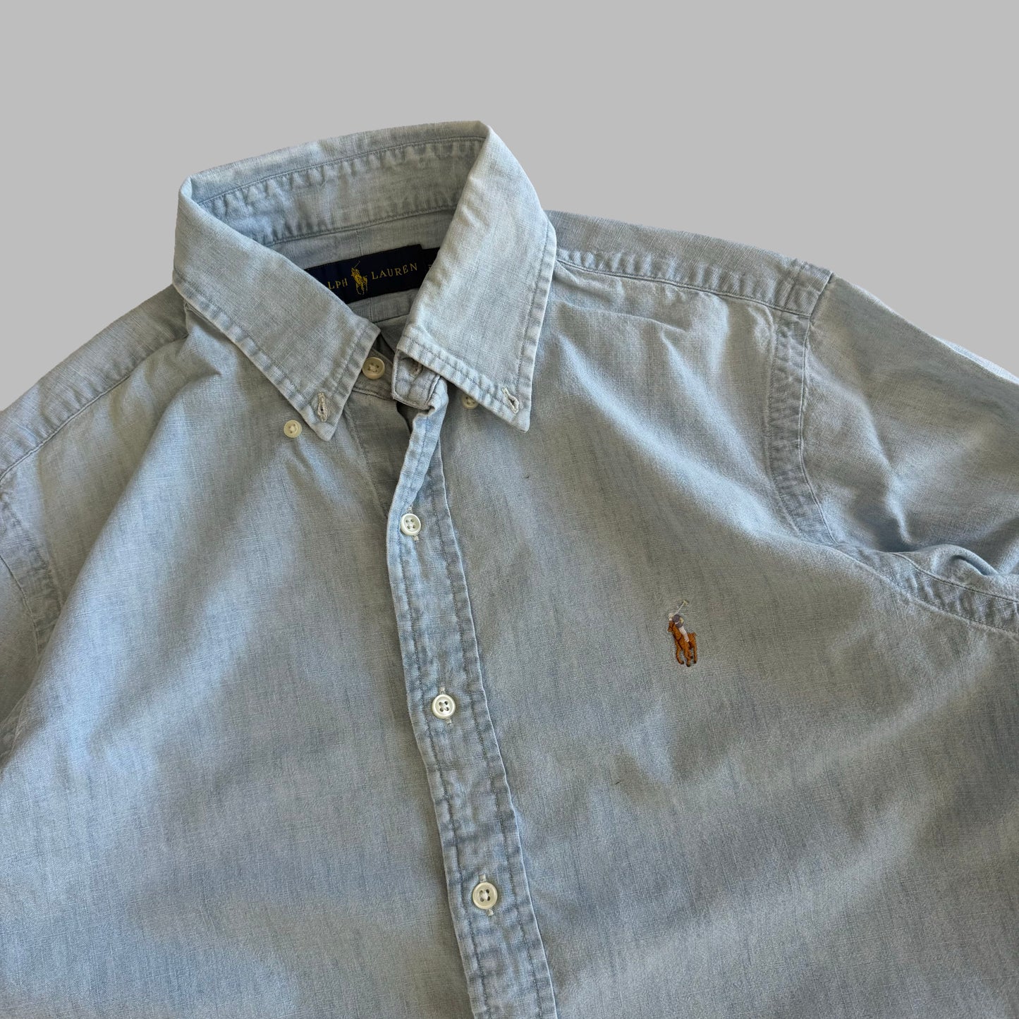 Y2K Polo Ralph Lauren Button Up Shirt - M