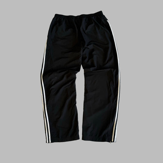 Y2K Adidas Three Stripe Wide Leg Track Pants - XL
