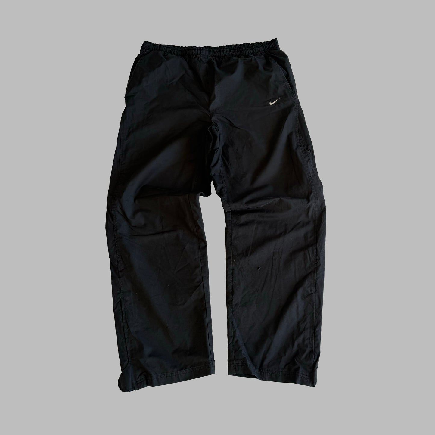 Y2K Nike Minimal Wide Leg Track Pants - XL