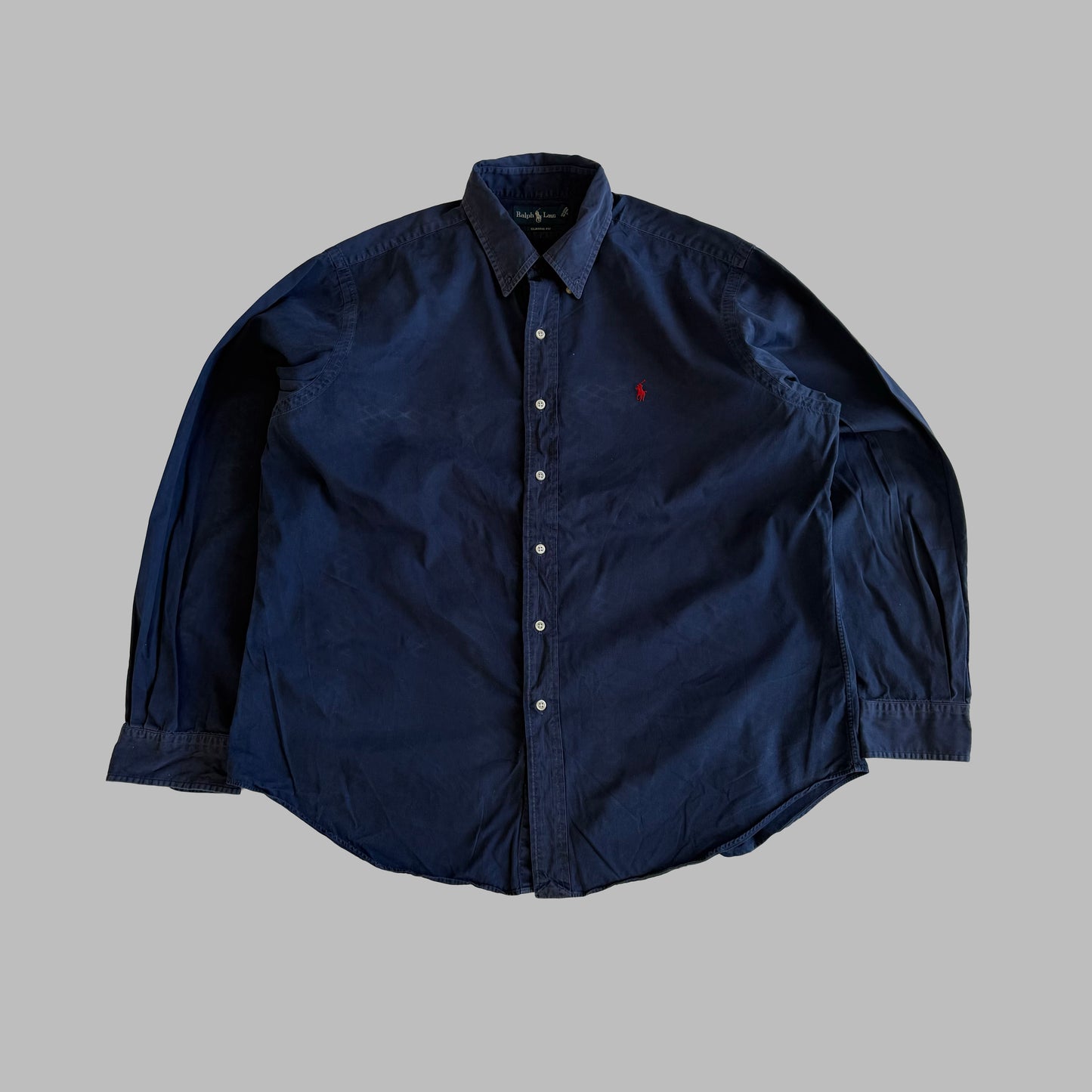 Y2K Polo Ralph Lauren Button Up Shirt - XL