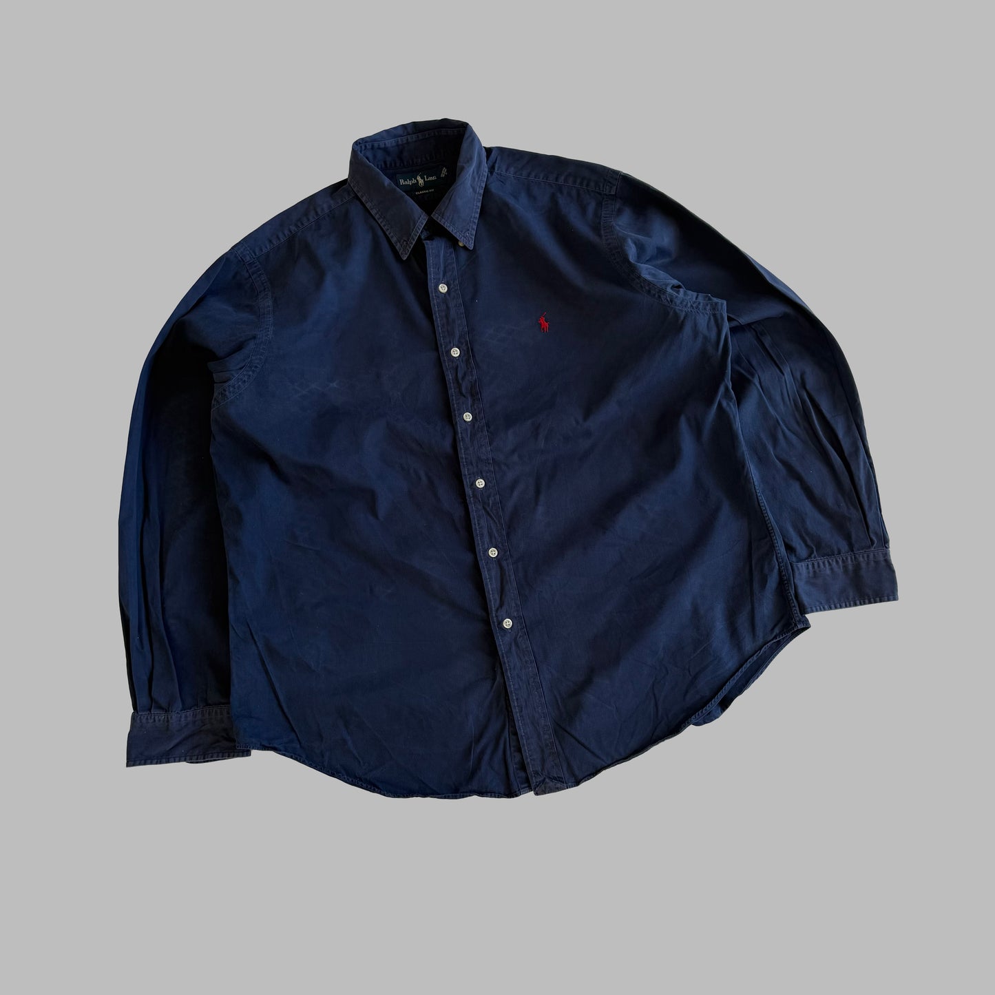 Y2K Polo Ralph Lauren Button Up Shirt - XL