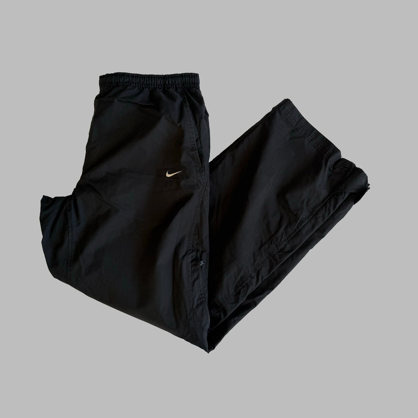 Y2K Nike Minimal Wide Leg Track Pants - XL