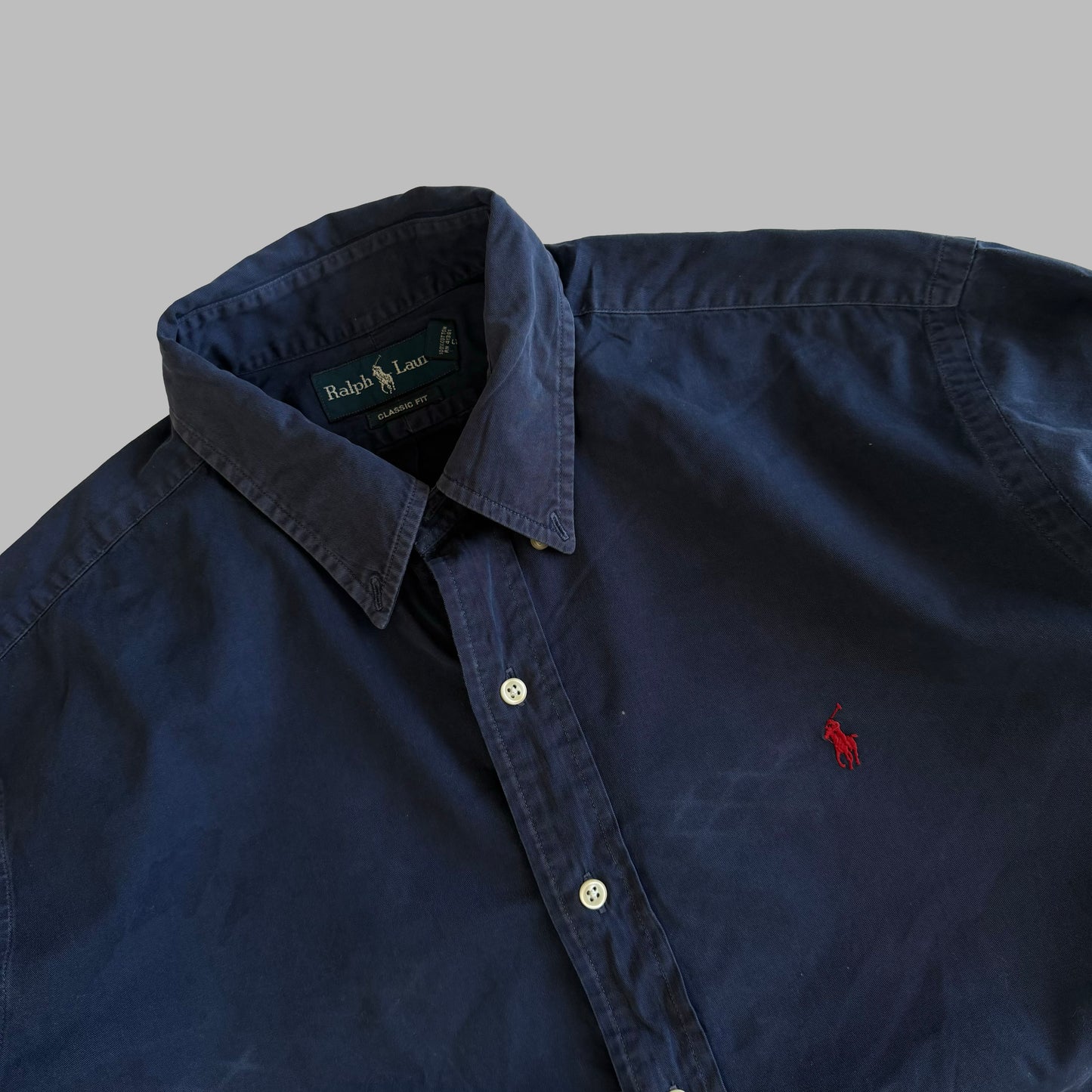 Y2K Polo Ralph Lauren Button Up Shirt - XL