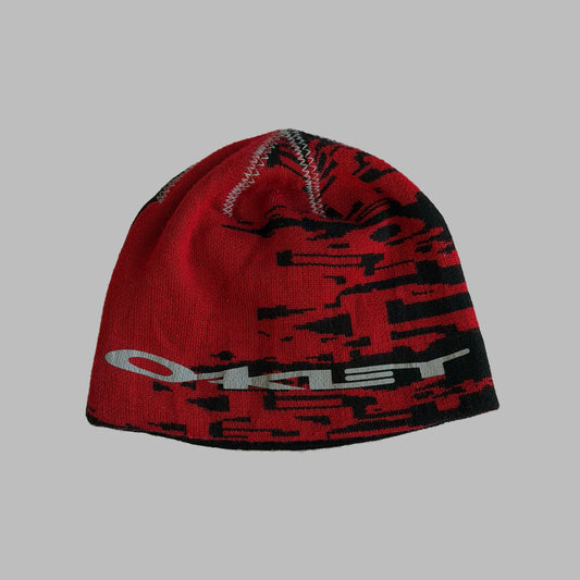 Y2K Oakley Heavyweight Spell Out Beanie