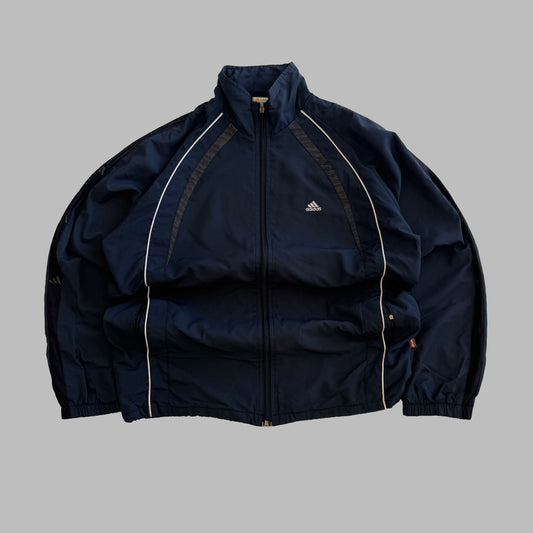 Y2K Adidas Panelled Track Jacket - L