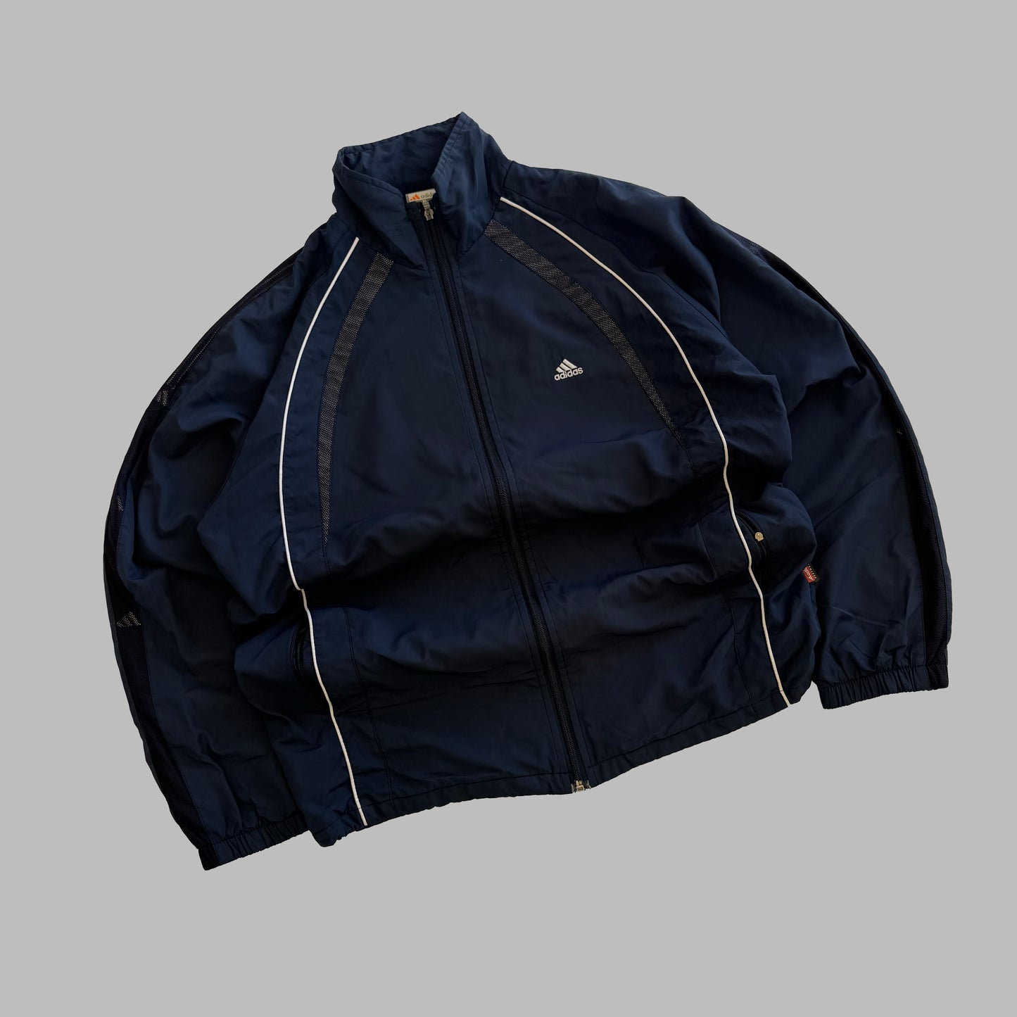 Y2K Adidas Panelled Track Jacket - L