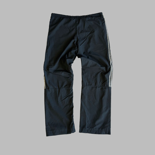 Y2K Adidas ThreeStripe Straight Leg Track Pants - M
