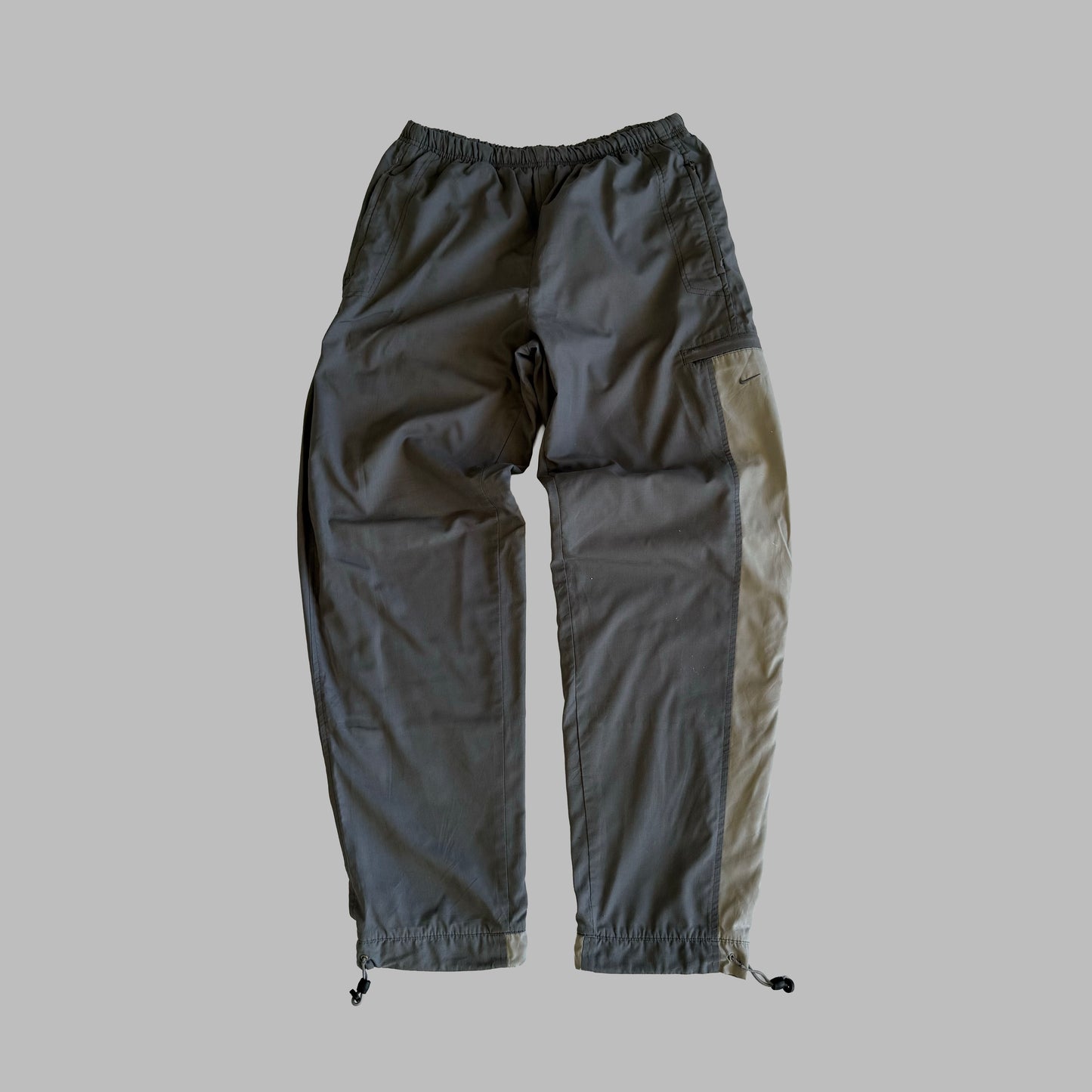 Y2K Nike Baggy Straight Leg Track Pants - S