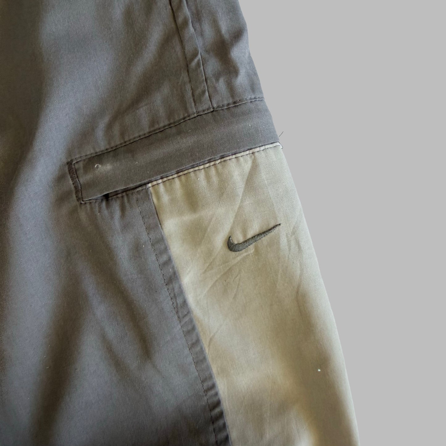 Y2K Nike Baggy Straight Leg Track Pants - S