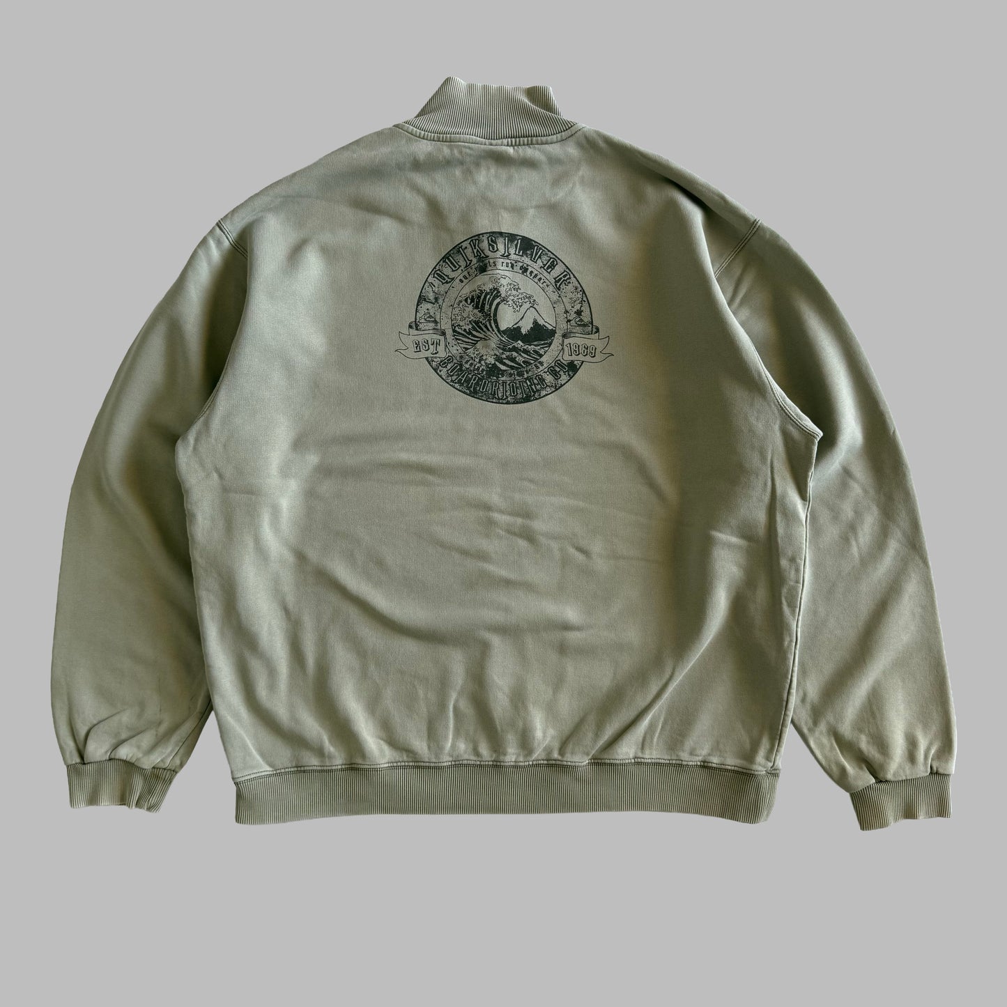 00s Quiksilver Quarter Zip - X-Large