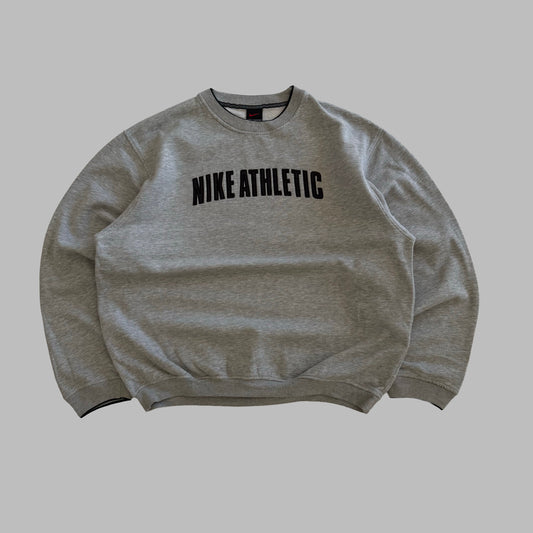 Y2K Nike Athletics Spell Out Sweatshirt - L