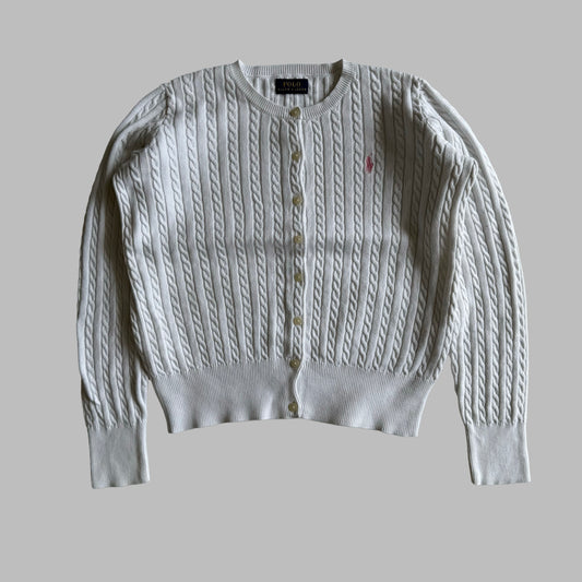 Ralph Lauren Cable Knit Cardigan - Large