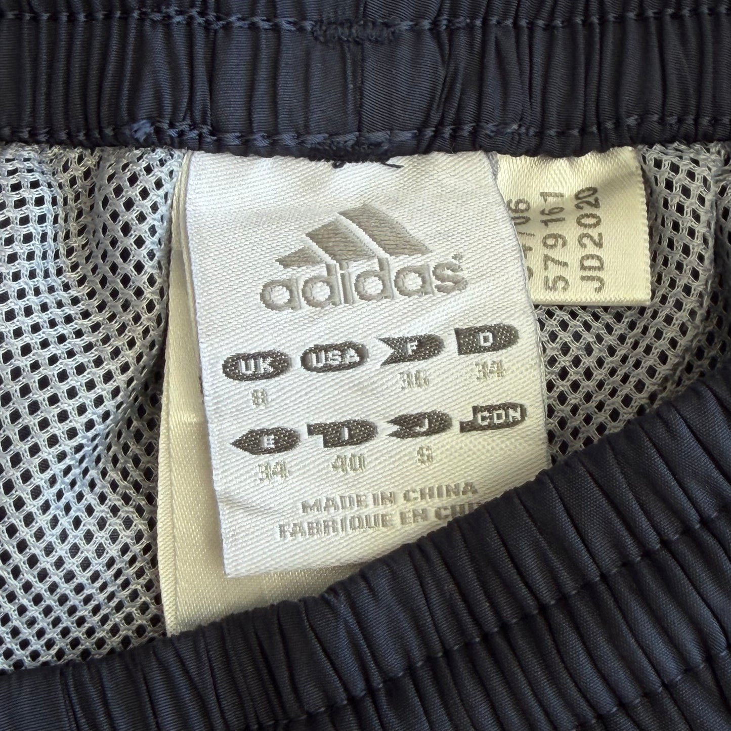 Y2K Adidas Three Stripe Straight Leg Track Pants - XS