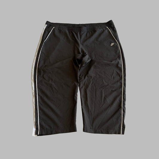 Y2K Nike Striped 3/4 Length Track Pants - XL
