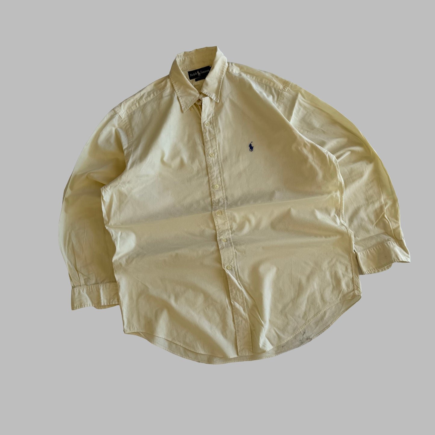 90s Polo Ralph Lauren Striped Button Up Shirt - L