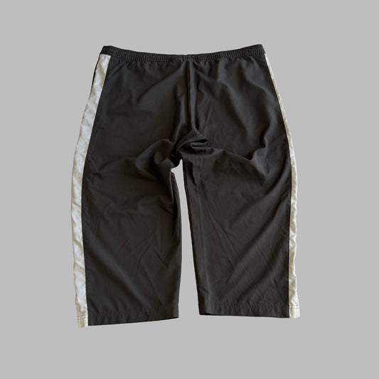Y2K Nike Striped 3/4 Length Track Pants - XL