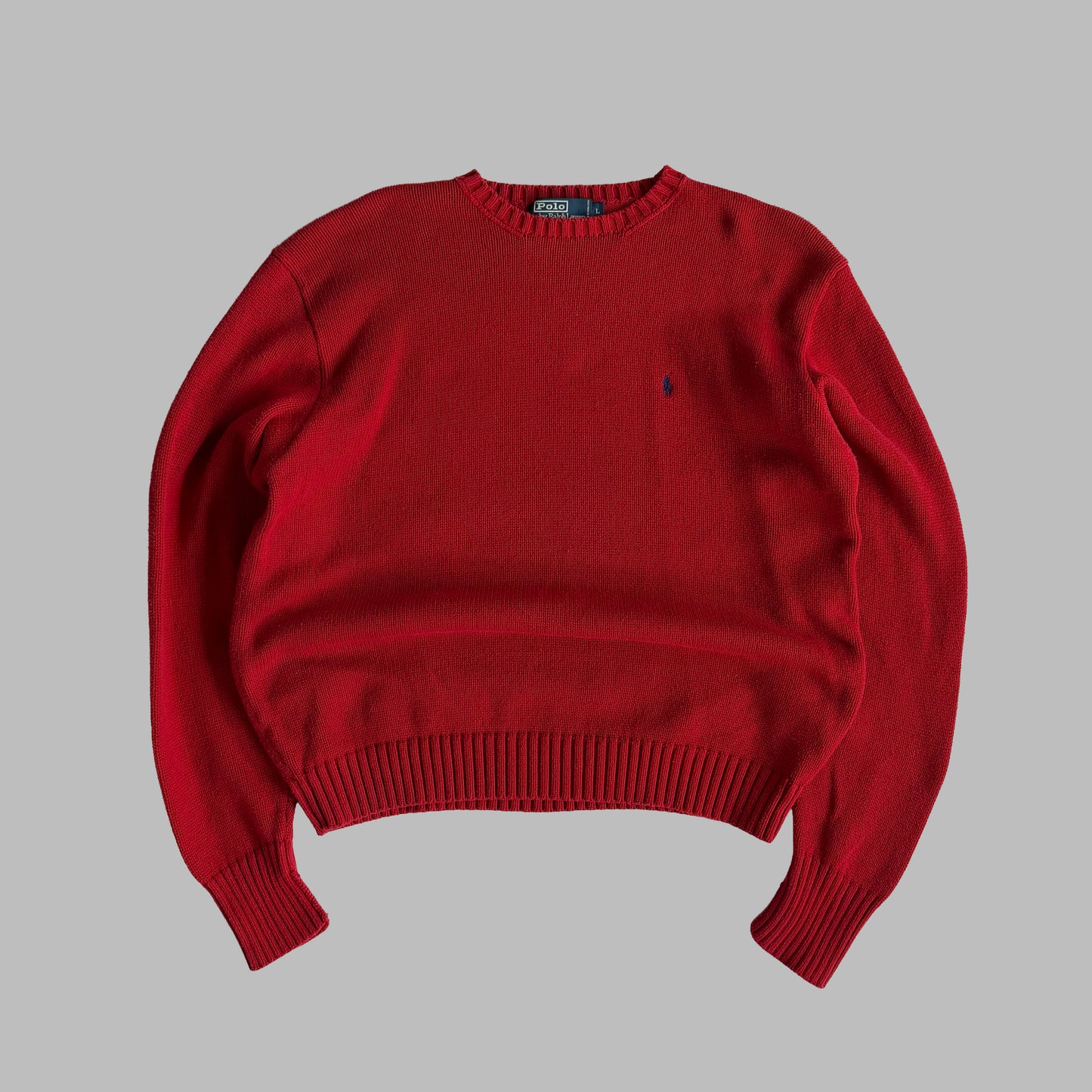90s Polo Ralph Lauren Cotton Heavy Knit - L