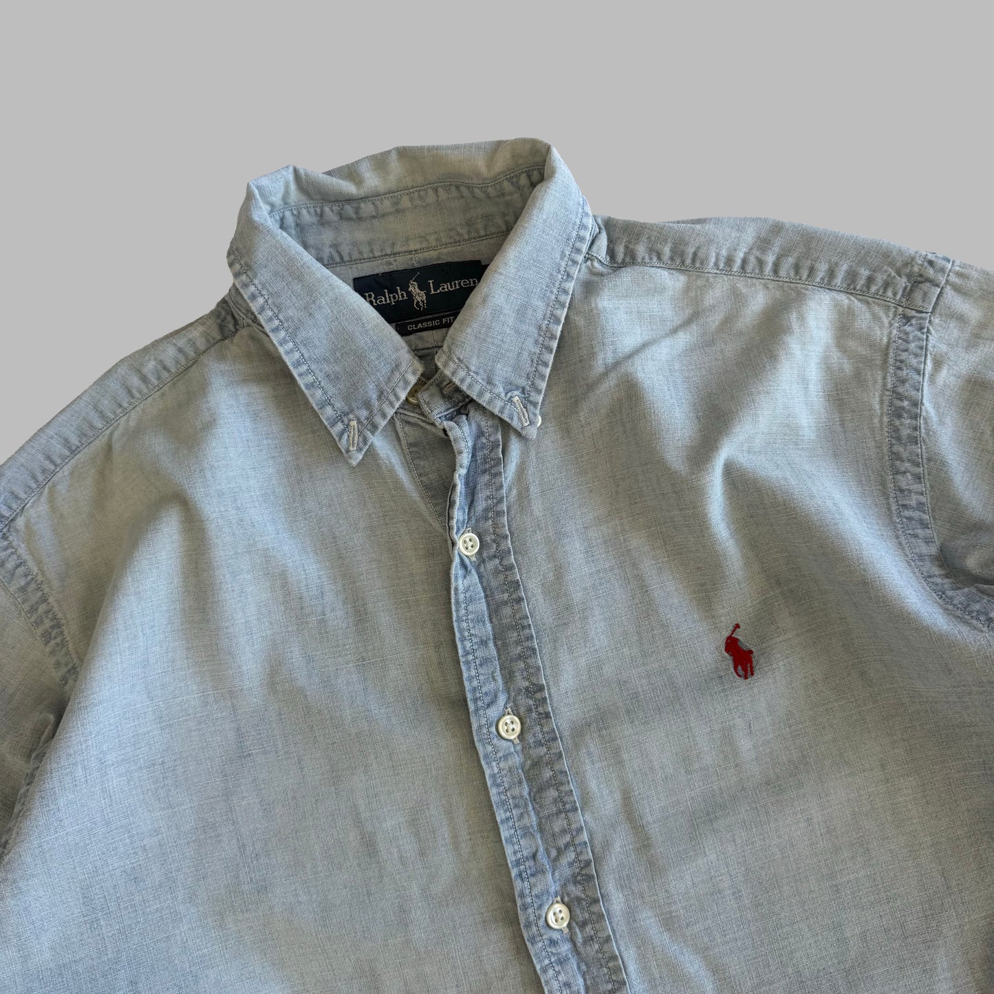 Y2K Polo Ralph Lauren Button Up Shirt - L