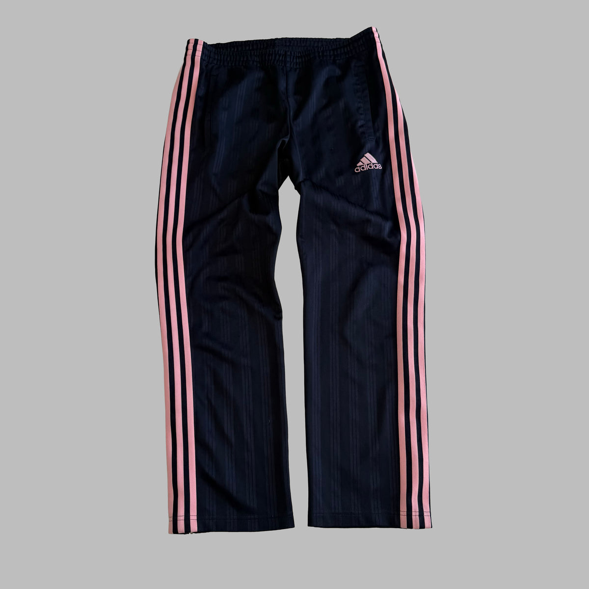 Y2K Adidas Three Stripe Active Track Pants - M