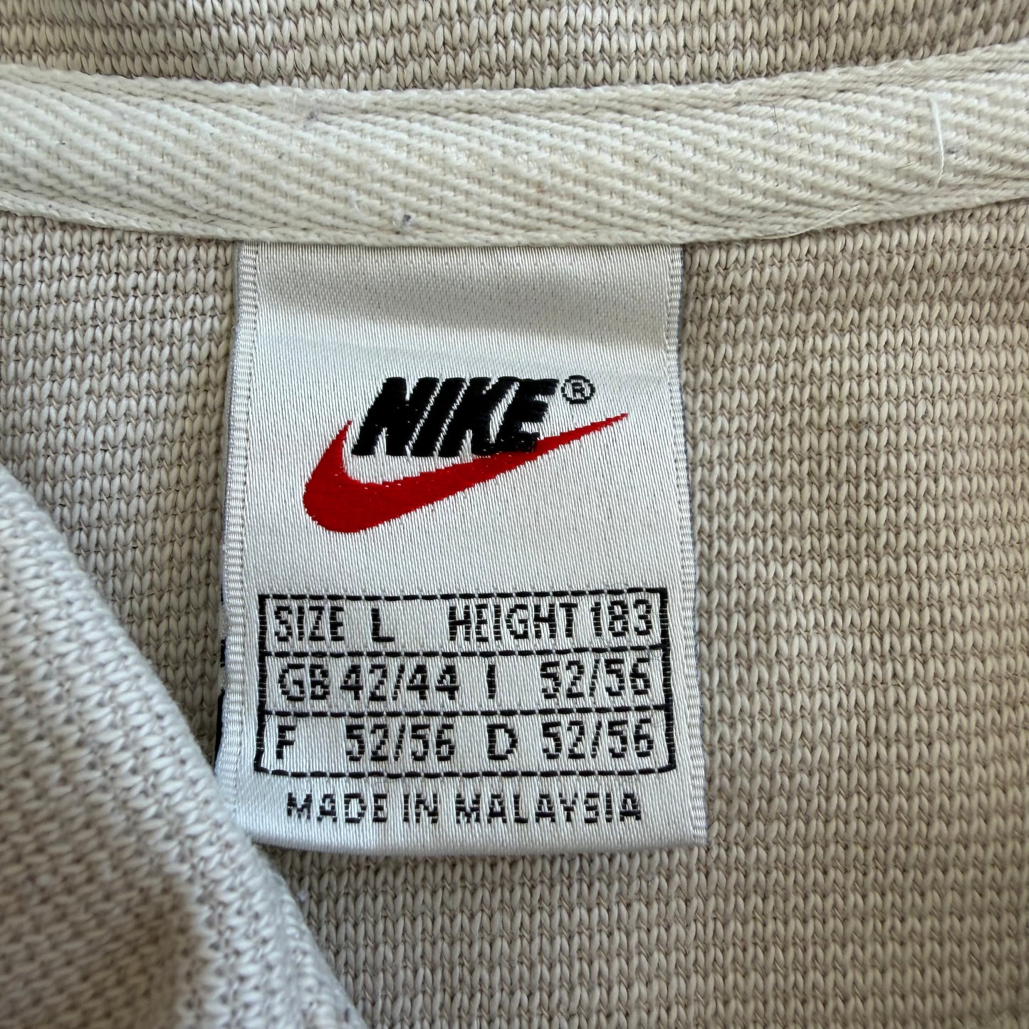 90s Nike Spell Out Quarter Zip - L