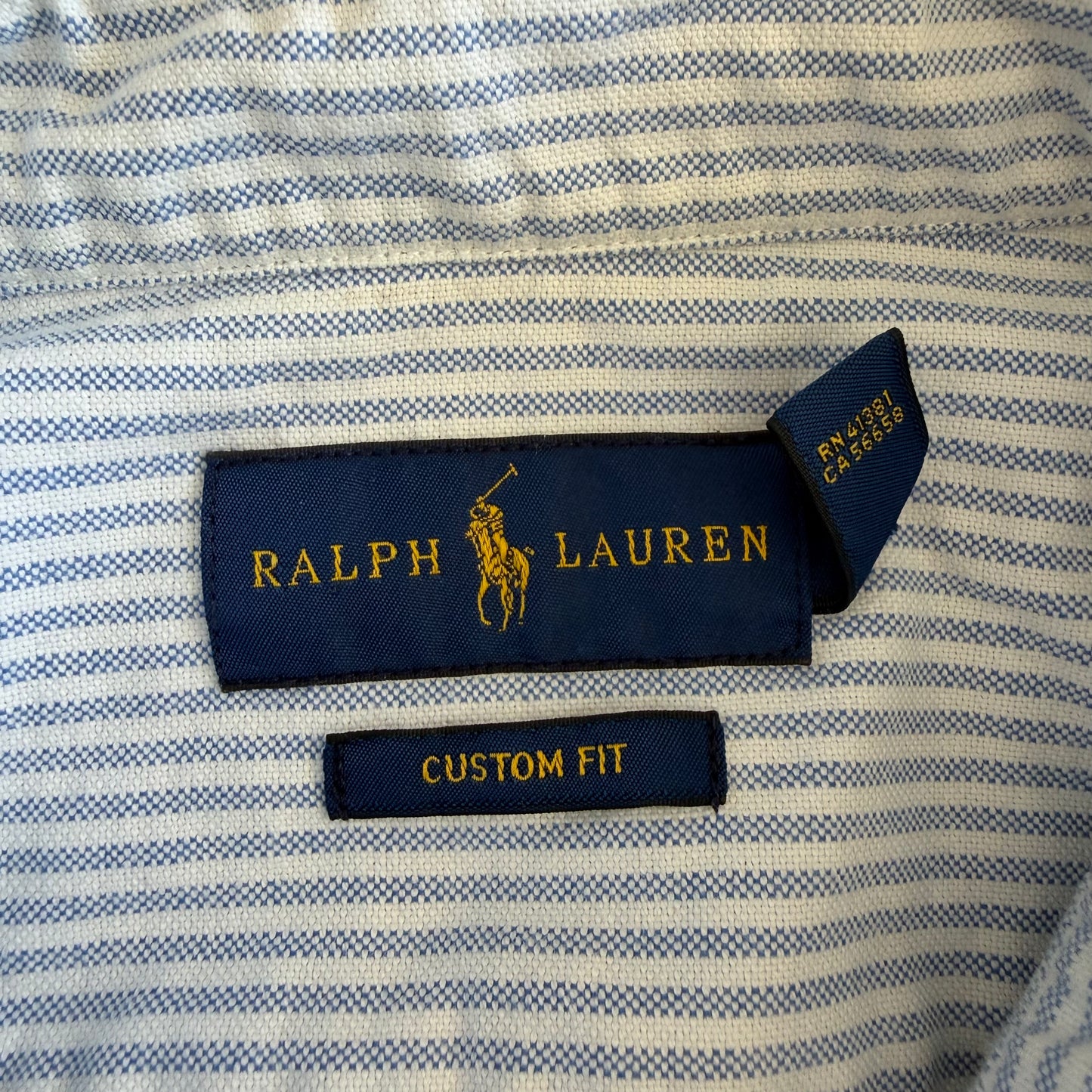 Y2K Polo Ralph Lauren Striped Button Up Shirt - L