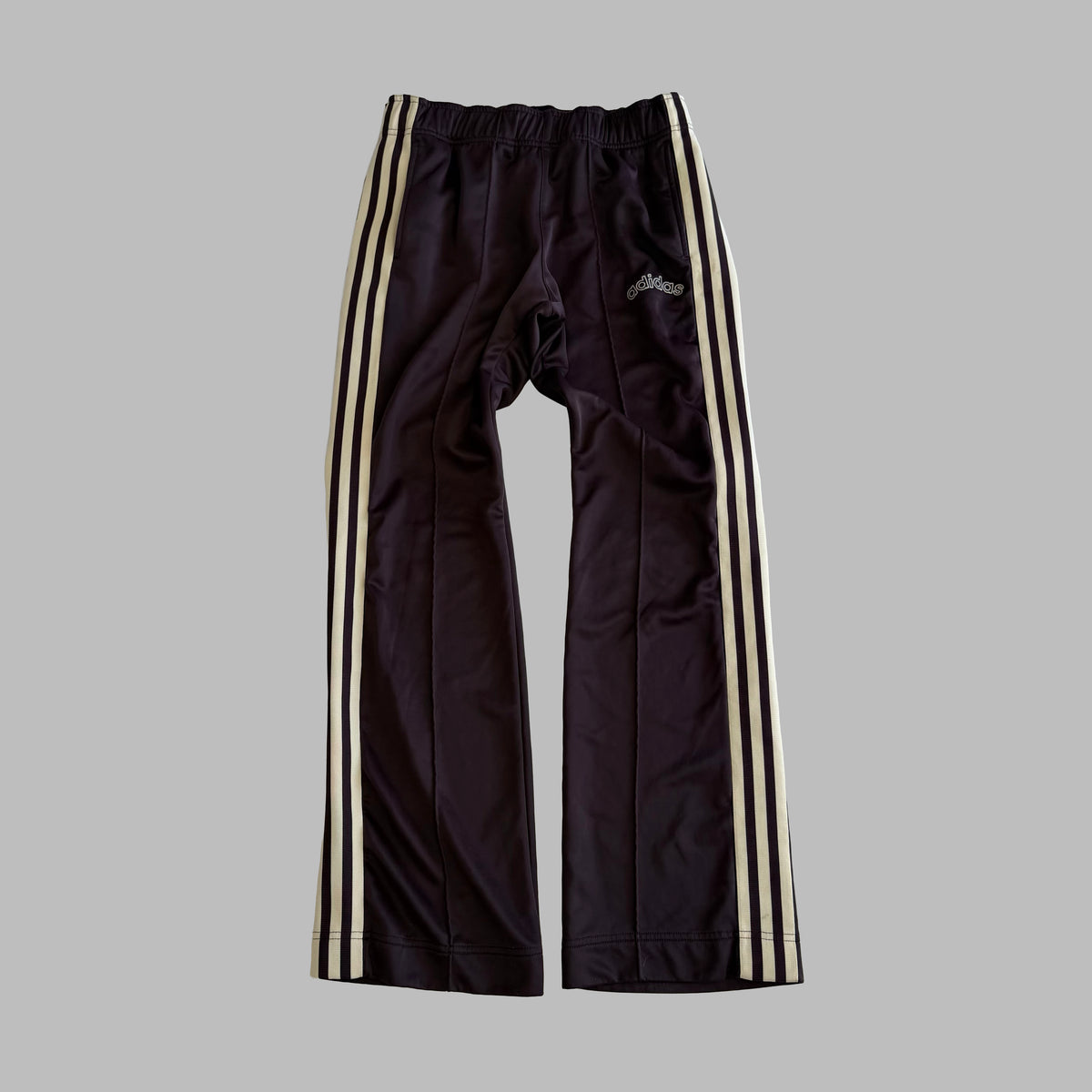 Y2K Adidas Three Stripe Active Track Pants - S