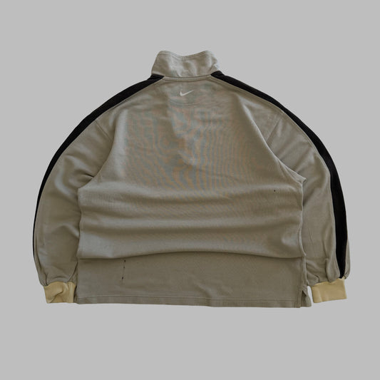 90s Nike Spell Out Quarter Zip - L