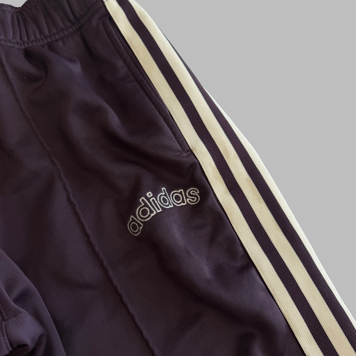 Y2K Adidas Three Stripe Active Track Pants - S