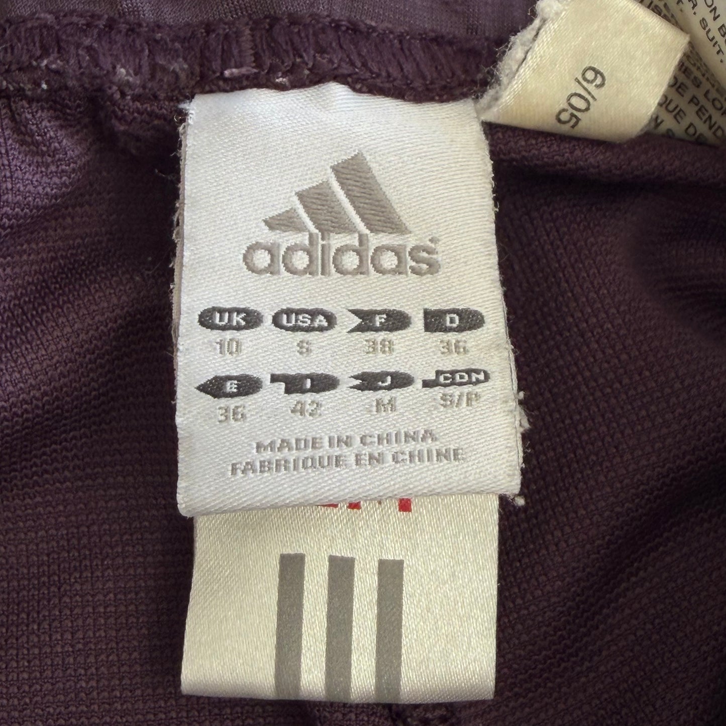 Y2K Adidas Three Stripe Active Track Pants - S