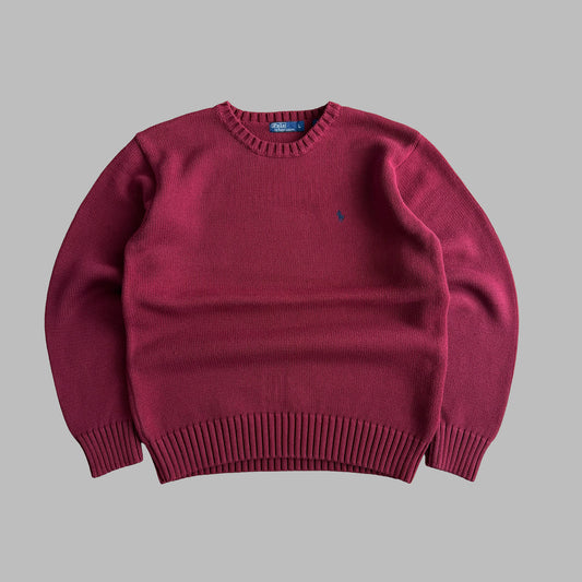 90s Polo Ralph Lauren Heavy Knit - M