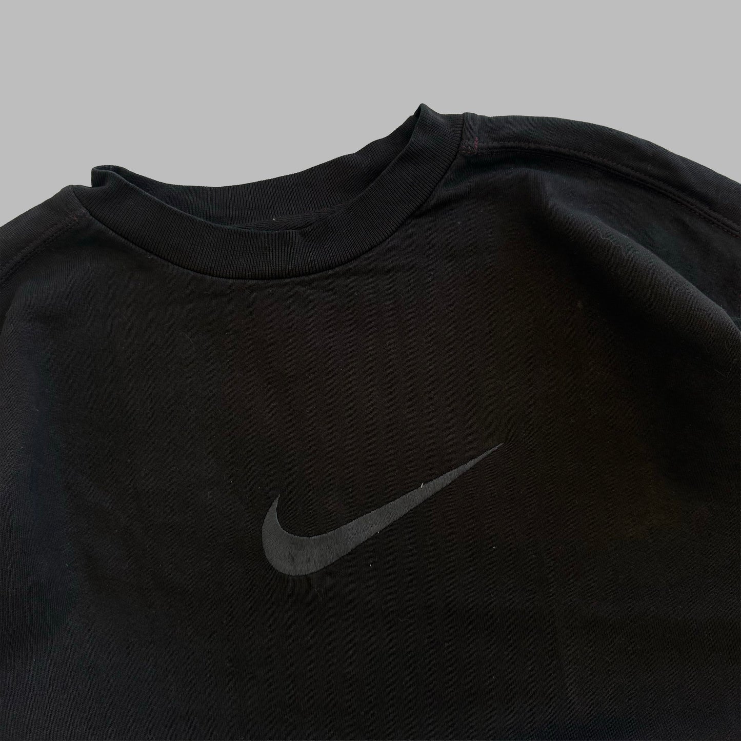Y2K Nike Centre Swoosh Sweatshirt - M