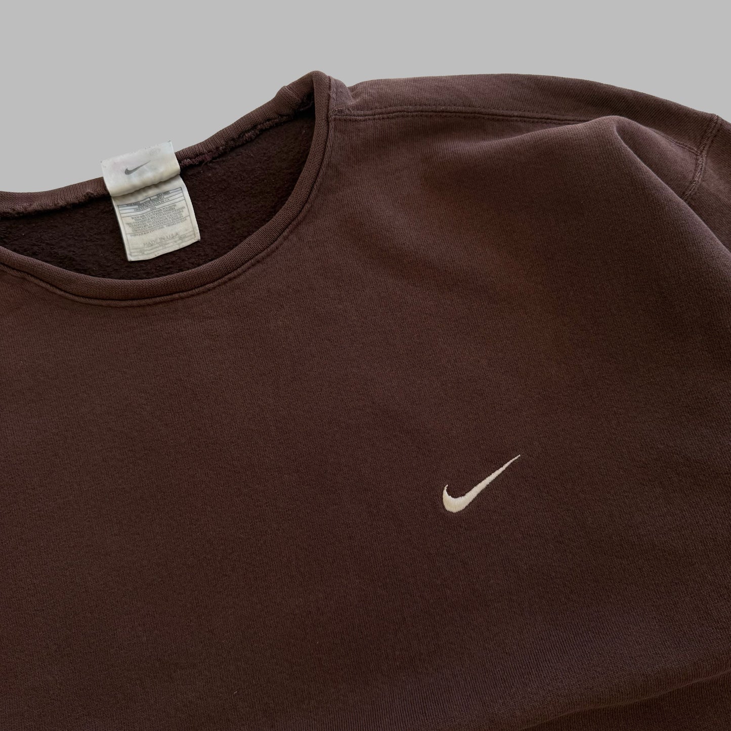 90s Nike Single Swoosh Sweatshirt  - XL