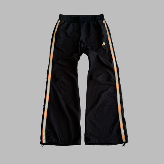 Y2K Nike Striped Flared Activewear Pants - S