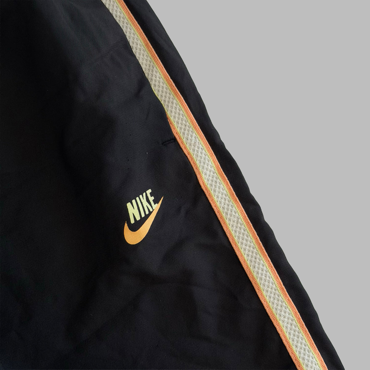 Y2K Nike Striped Flared Activewear Pants - S