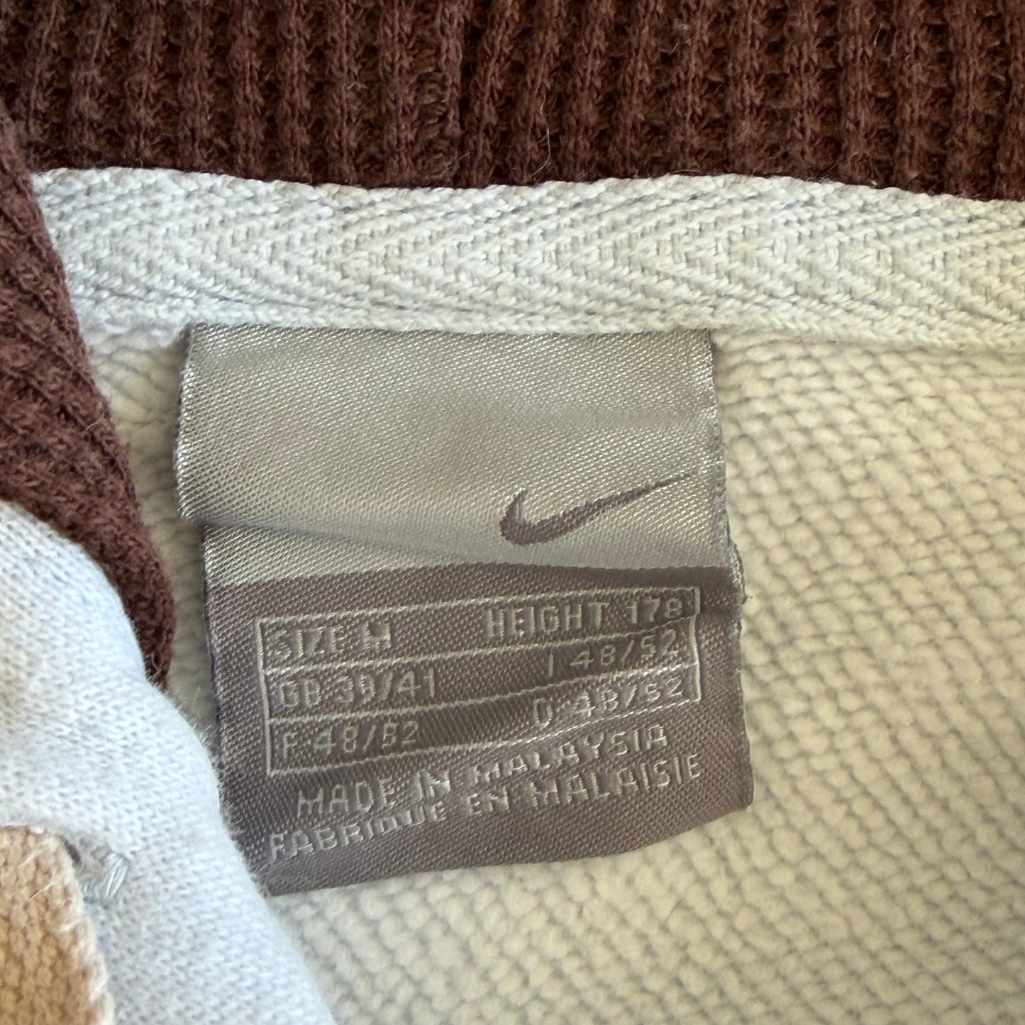 Y2K Nike Spell Out Hoodie - M