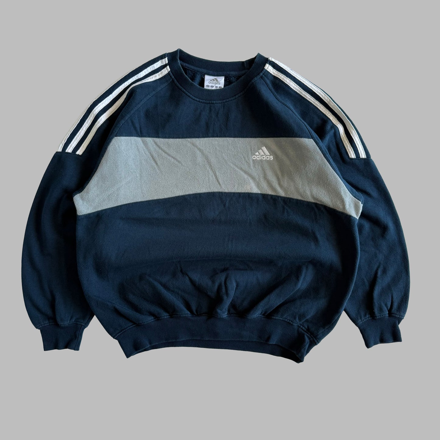 Adidas Panelled Sweatshirt - Small
