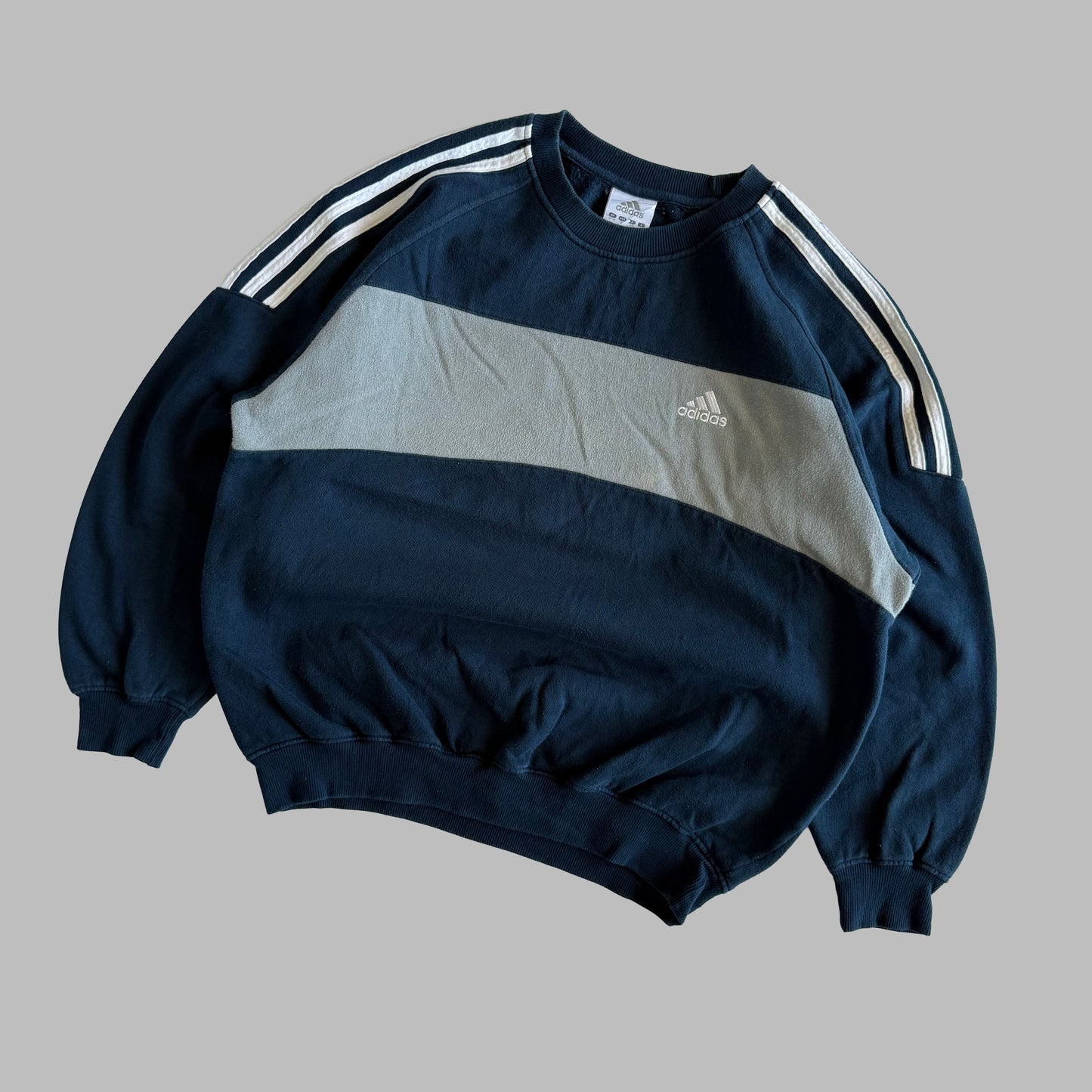 Adidas Panelled Sweatshirt - Small