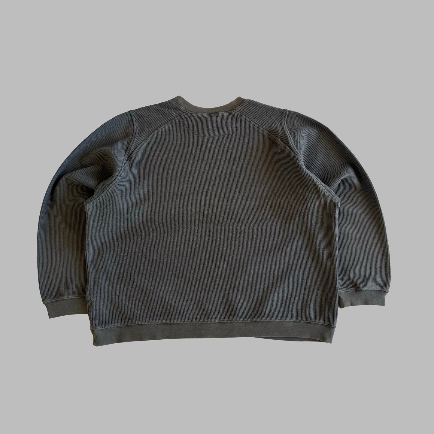 Y2K Nike Embroidered Ribbed Sweatshirt - XL