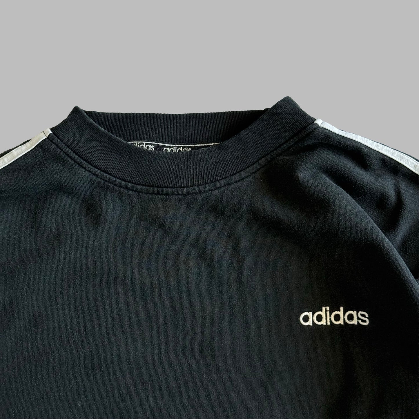 Adidas Three Stripe Sweatshirt - Large