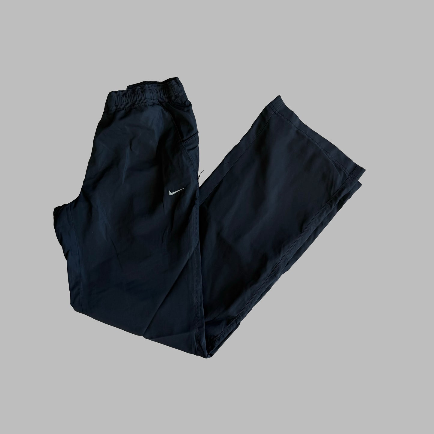 Y2K Nike Minimal Wide Leg Track Pants - S