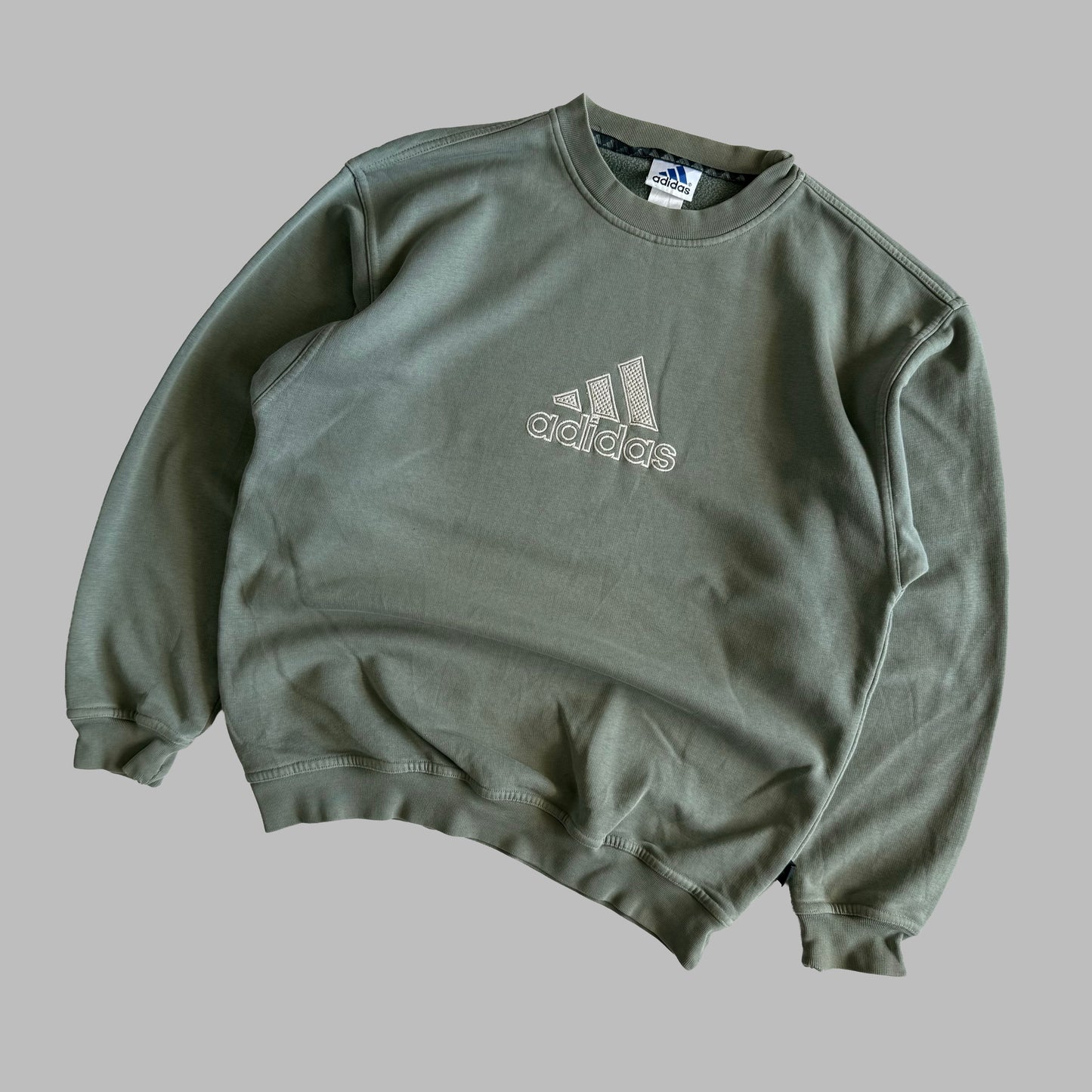 Adidas Embroidered Sweatshirt - Large