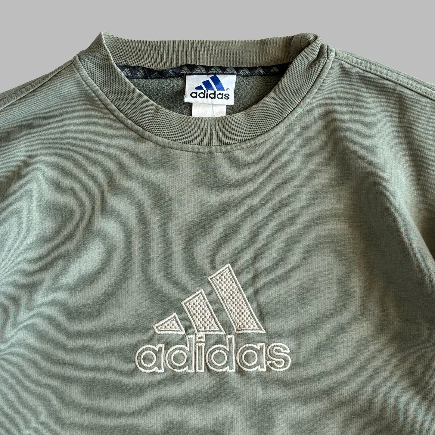 Adidas Embroidered Sweatshirt - Large