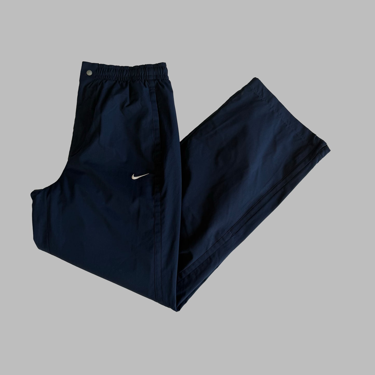 Y2K Nike Minimal Wide Leg Track Pants - S