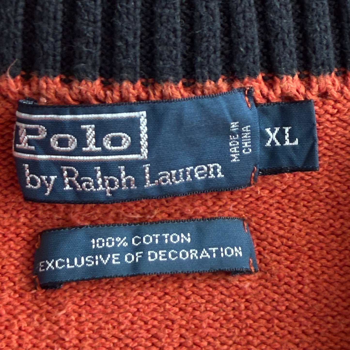 90s Polo Ralph Lauren Quarter Zip - L