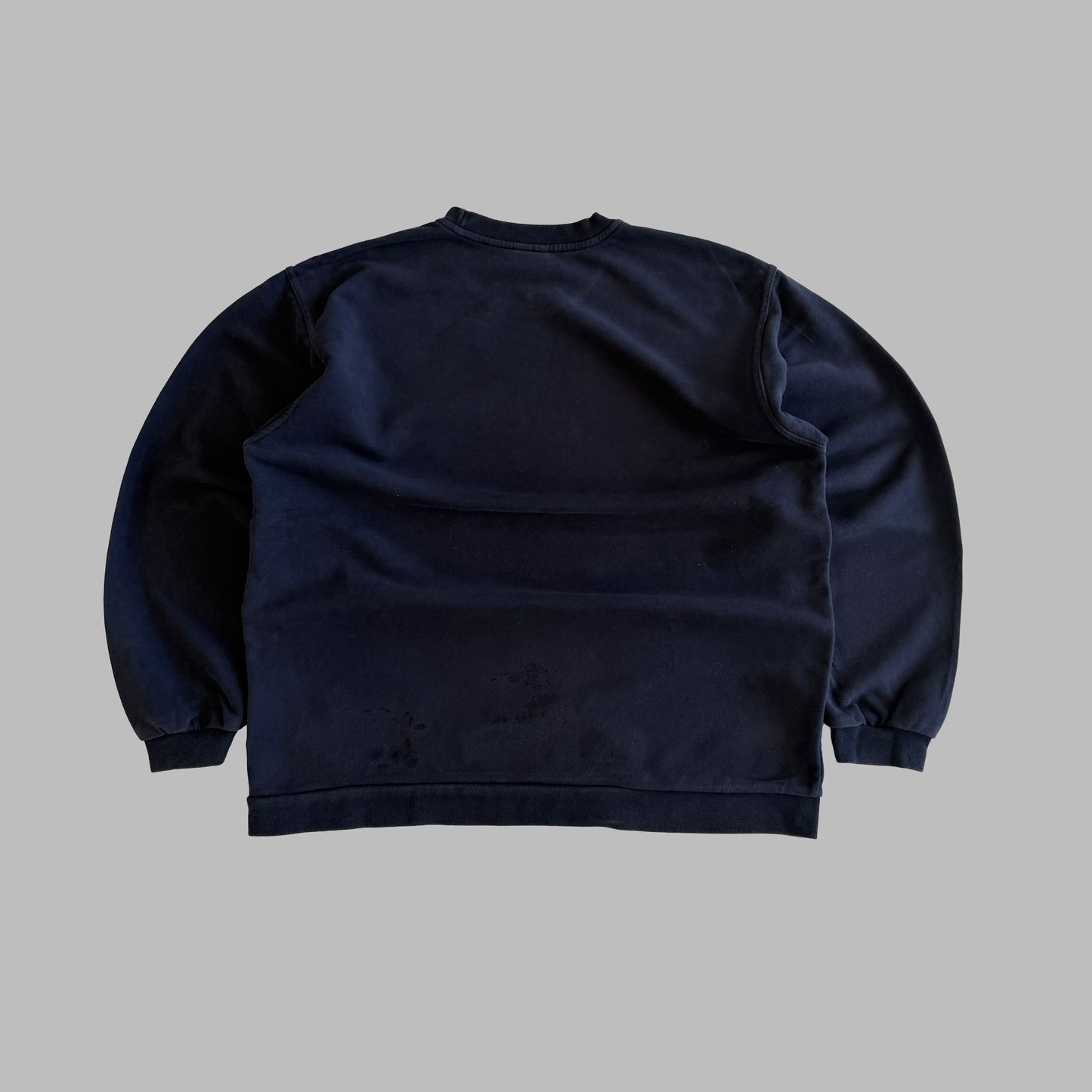Y2K Nike Embroidered Spell Out Sweatshirt - L